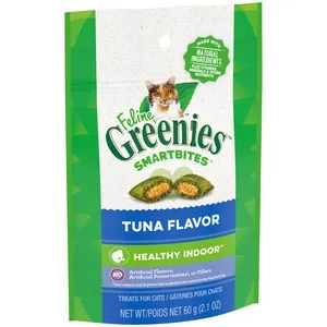2.1 oz. Greenies Feline Small Bites Tuna Hairball - Treats